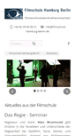 Mobile Screenshot of filmschule-hamburg-berlin.de